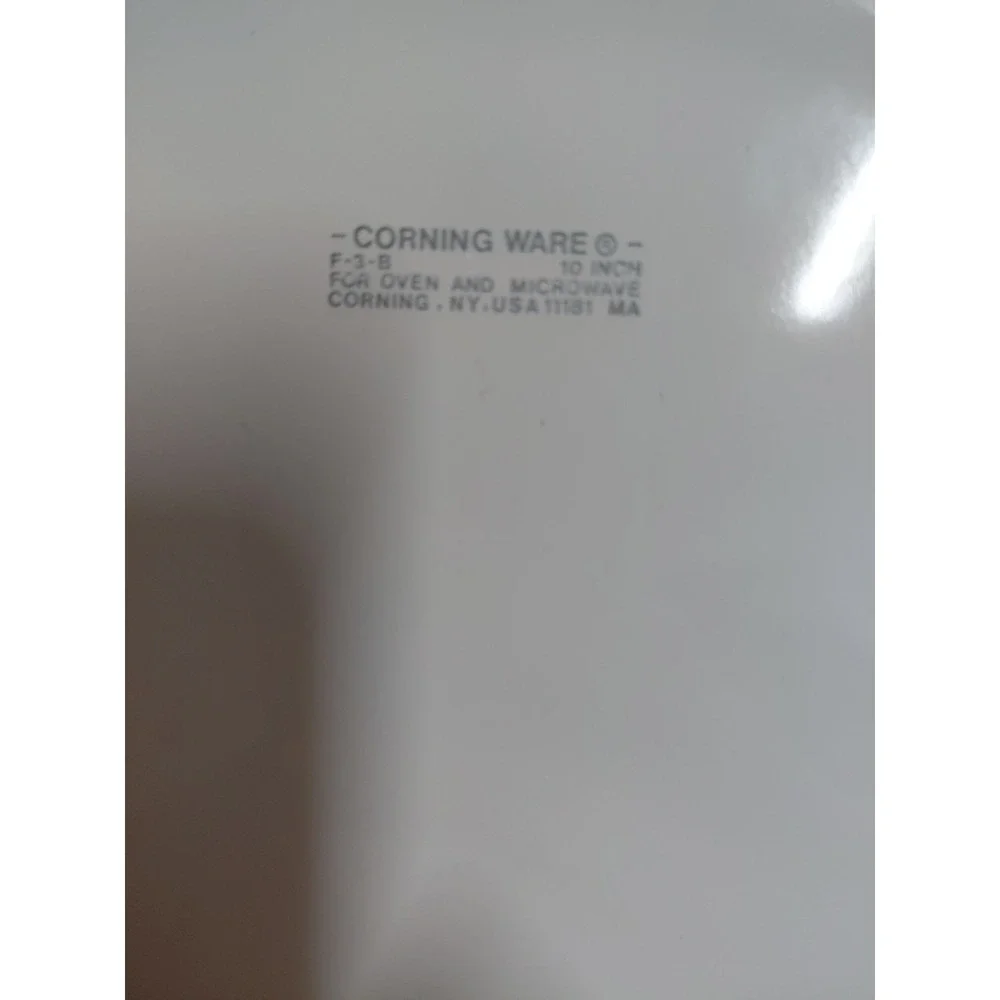 Vintage CorningWare French White 10